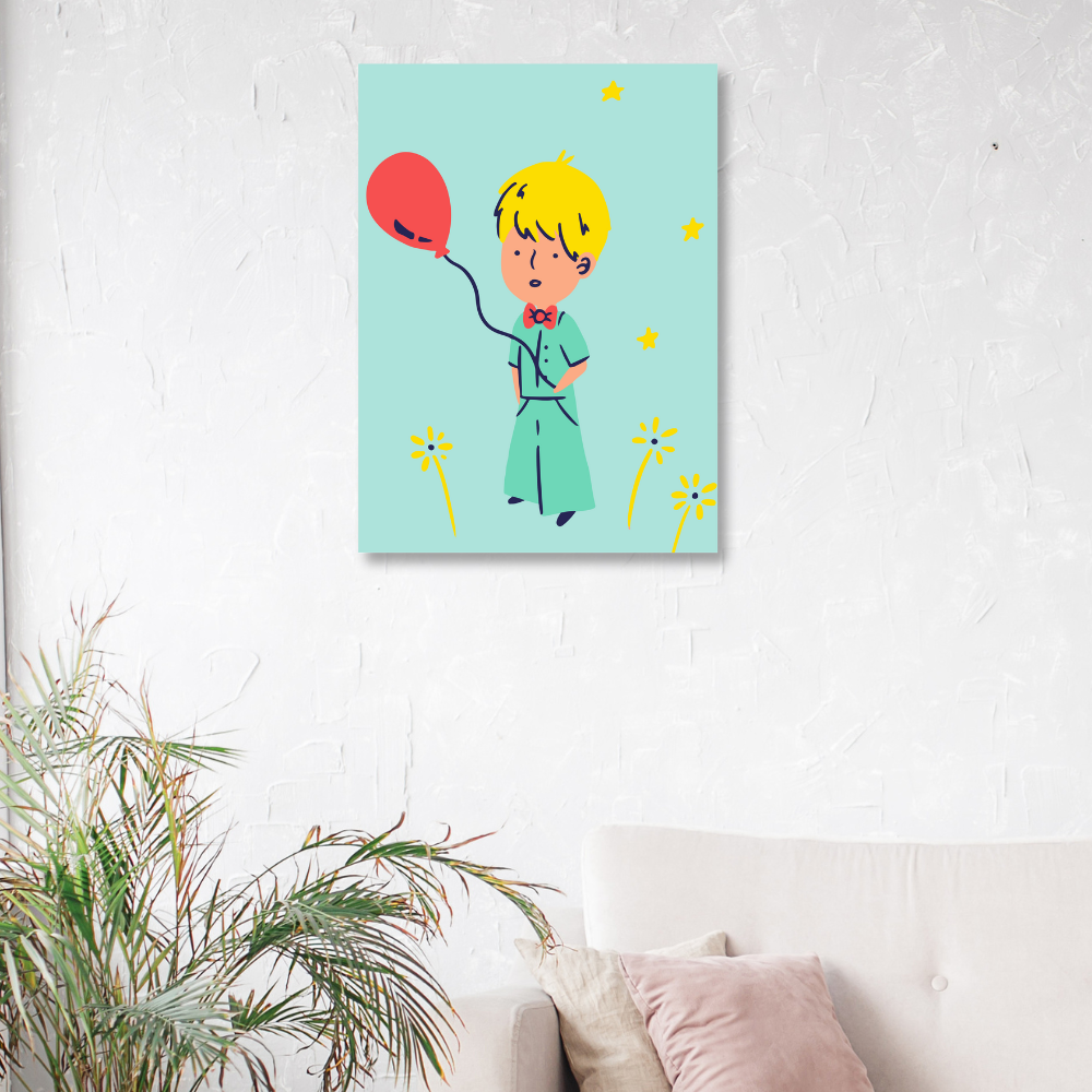 Boy with a Balloon Wall Art