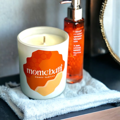 Honey Vanilla Scented Candle